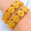 Royal Lakshmi 22k Gold Coin Bangles