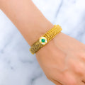 Elevated Vintage 22k Gold Engraved Bangle