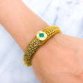 Elevated Vintage 22k Gold Engraved Bangle