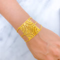 Intricate Jali Statement Bracelet