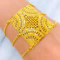 Intricate Jali Statement Bracelet