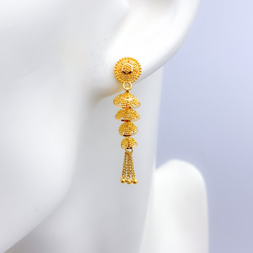 Dressy Multi-Tier Jhumki Earrings