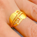 Exquisite Striped Ring