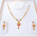 Regal Meena Necklace Set
