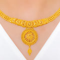 Elegant Mandala Adorned Necklace Set