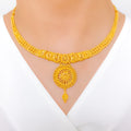 Elegant Mandala Adorned Necklace Set