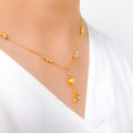 Elegant Three-Tone Necklace