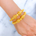 Fancy Regal Bangles 22k Gold 