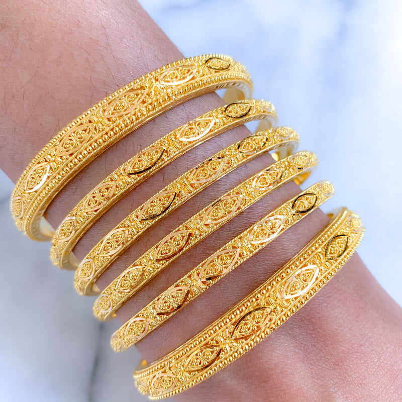 Refined Gold Bangles