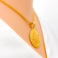 22k-gold-Attractive Mandala Adorned Pendant Set 