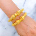 Magnificent Twin Bangles 22k Gold 