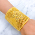 Extravagant Bridal Cuff Bangle 22k Gold 