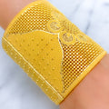 Extravagant Bridal Cuff Bangle 22k Gold 