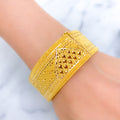 Regal Beaded Bangle 22k Gold 