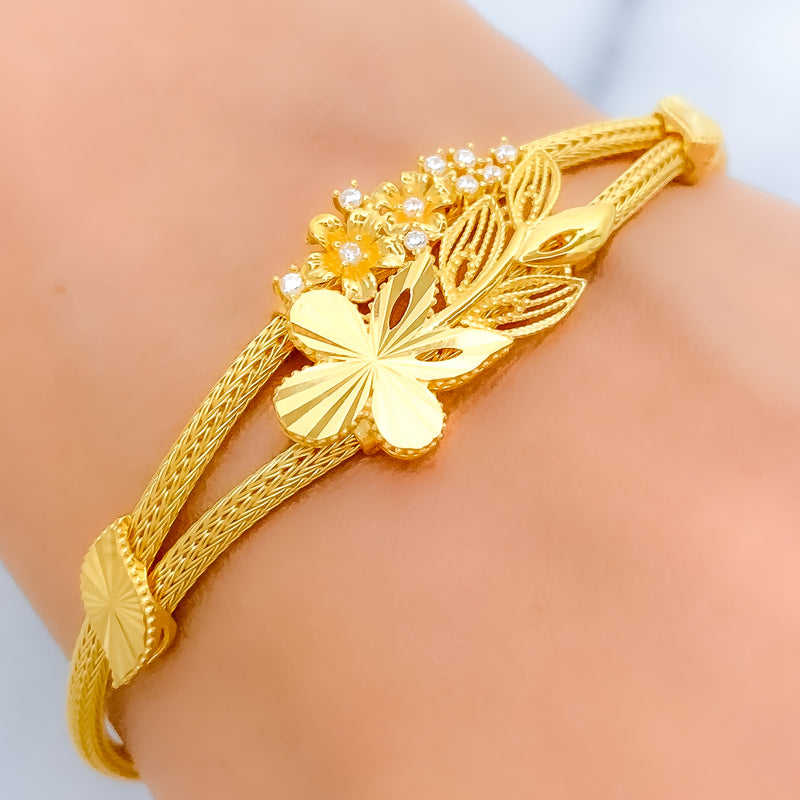 Elegant CZ Accented Bracelet