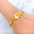 Floral CZ Accented Bracelet