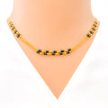 22k-gold-Charming Alternating Multi Bead Mangalsutra 