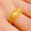 Mod Netted Ring