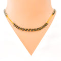 22k-gold-Extravagant Double Chain Mangalsutra 