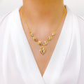 Jazzy Two-Tone Necklace Set