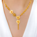 Glittering Hearts Necklace Set