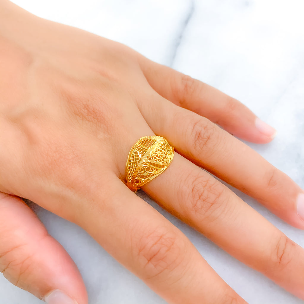 Mod Cluster Ring – Andaaz Jewelers