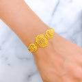 22k-gold-sparkling-scalloped-oval-bracelet