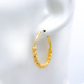 Radiant Fancy Beaded 22k Gold Bali