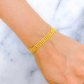 22k-gold-elegant-sleek-floral-flat-bracelet.