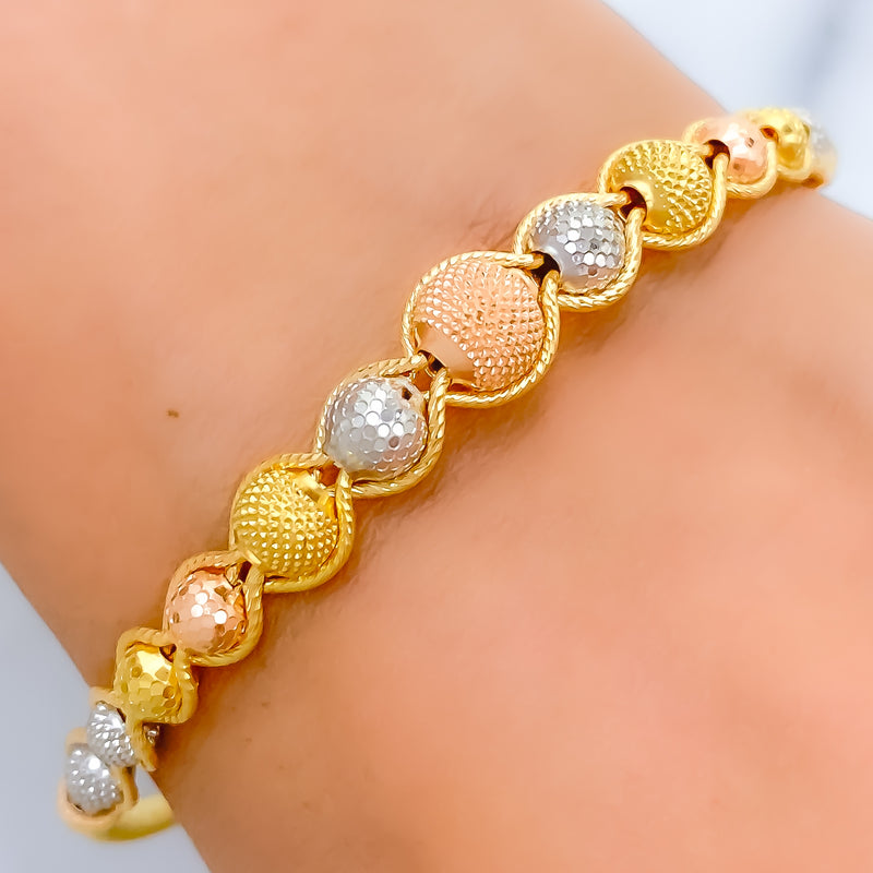 22k-gold-majestic-colorful-wire-bangle-bracelet