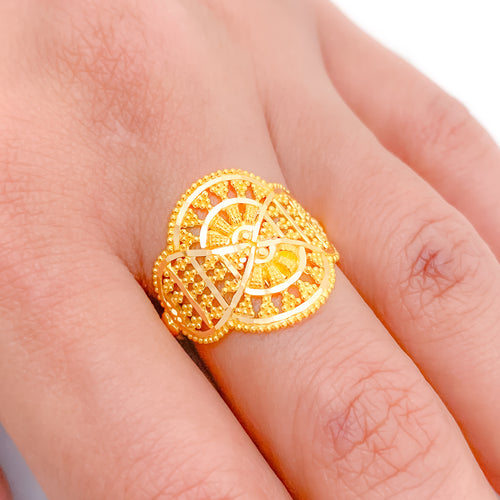 Glorious Infinity Gold Ring