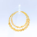 Radiant Fancy Beaded 22k Gold Bali