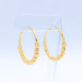 Radiant Fancy Beaded 22k Gold Bali