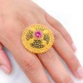 Opulent Regal 22k Gold Ring