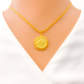 22k-gold-Royal Posh Coin Pendant 