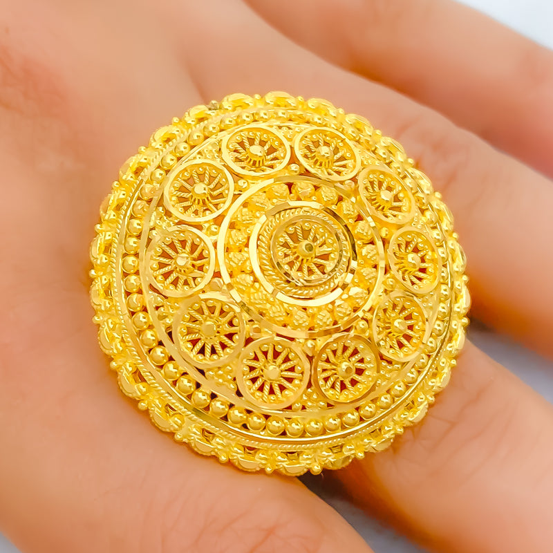 gold-intricate-elevated-disk-statement-ring