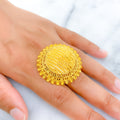 gold-majestic-striped-floral-statement-ring