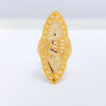 Royal Netted 22k Gold Ring