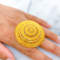 gold-detailed-dome-bridal-statement-ring