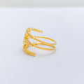 Classy Spiral 22k Gold Ring