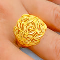 22k-gold-magnificent-leaf-netted-ring