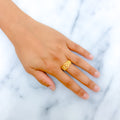22k-gold-graceful-graduating-marquise-leaf-ring