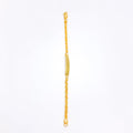 Smooth Name Plate 22k Gold Baby Bracelet