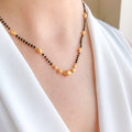 Chic Gold Bead Mangal Sutra