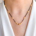 Chic Gold Bead Mangal Sutra