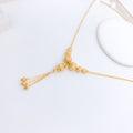 Modern Yellow Gold Necklace
