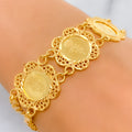 21k-gold-reflective-stately-dual-chain-bracelet