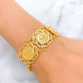 21k-gold-ethereal-graceful-filigree-flower-bracelet
