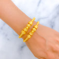 22k-gold-opulent-attractive-beadwork-bangles