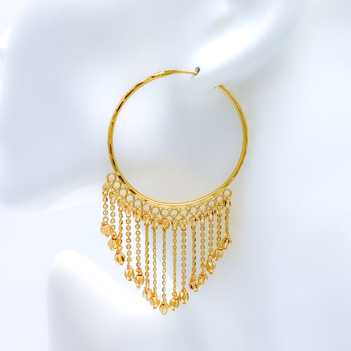 Grand Chandelier Tassel 22k Gold Bali